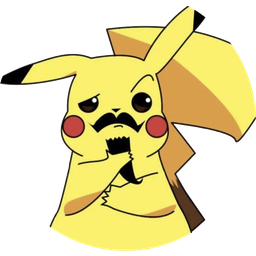 Moustache Pikachu